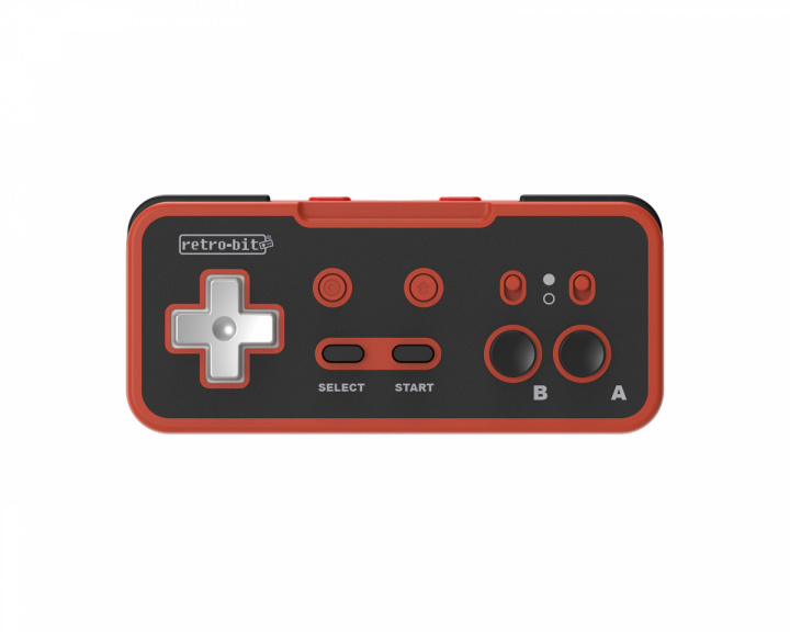 Retro-Bit Origin8 Wireless Controller, 2.4G Pad NS, Red & Black