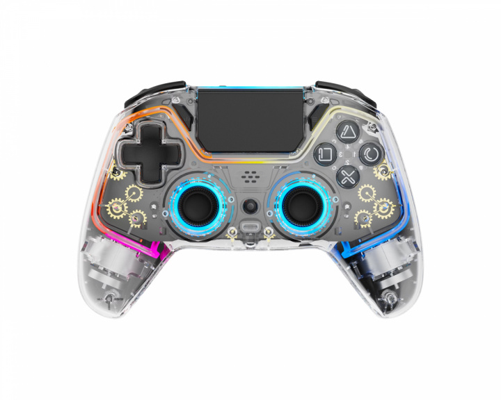 Deltaco Gaming Transparent Kabelloser Controller (PS4/PC)