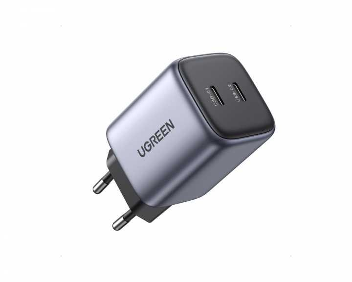 UGREEN Nexode Mini 45W Dual USB-C PD Ladegerät - Schwarz