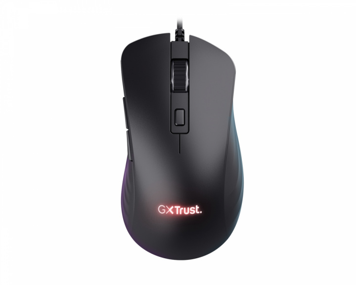 Trust GXT 924 YBAR+ Gaming-Maus - Schwarz