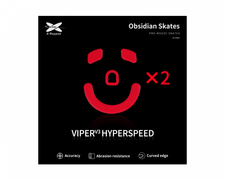 X-raypad Obsidian Mouse Skates für Viper V3 HyperSpeed