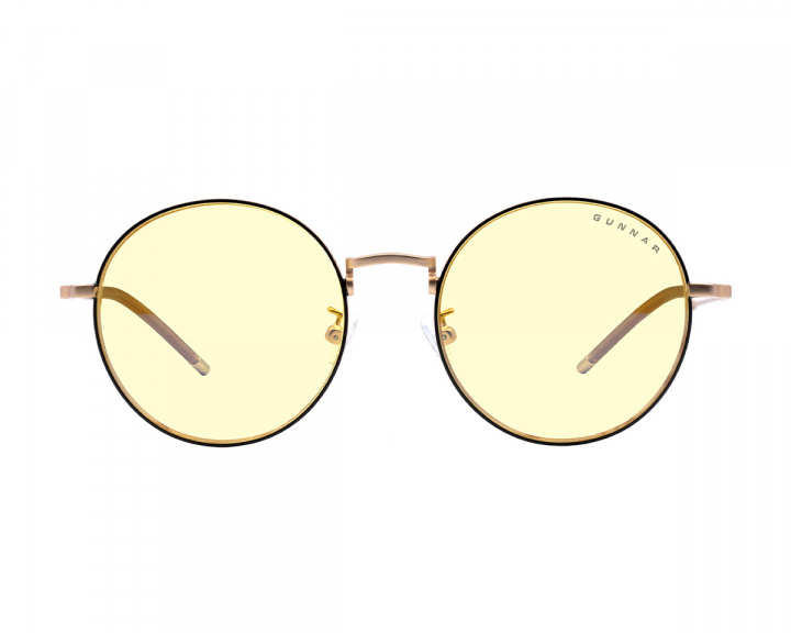 Gunnar Optiks Ellipse - Schwarz/Gold - Amber