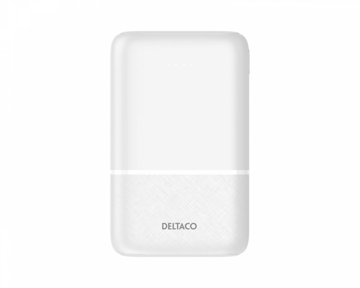 Deltaco 10.000 mAh Powerbank - Weiß