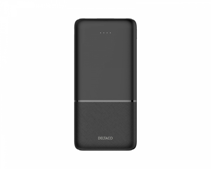 Deltaco 10.000 mAh Powerbank - Schwarz