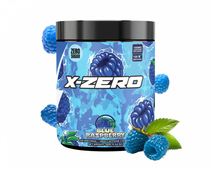 X-Gamer X-Zero Blueraspberry - 100 Portionen
