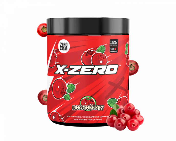 X-Gamer X-Zero Lingonberry - 100 Portionen