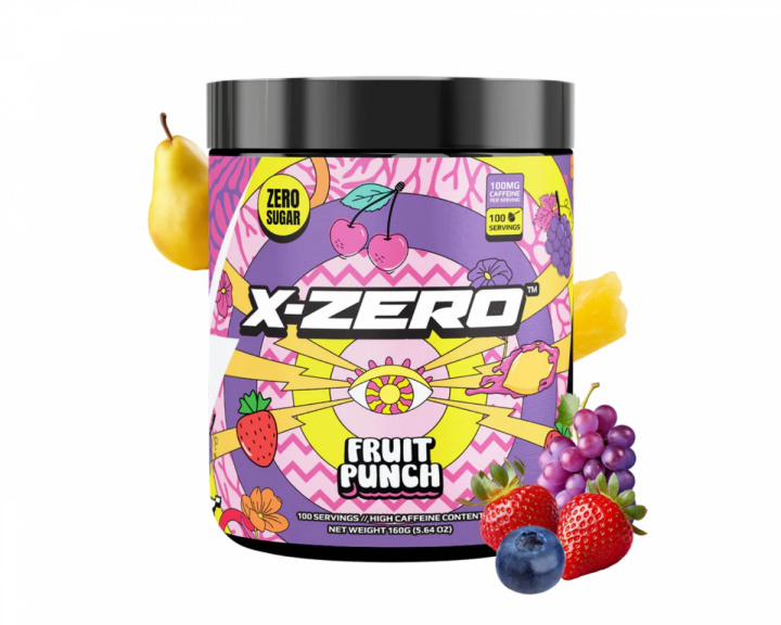 X-Gamer X-Zero Fruit Punch - 100 Portionen