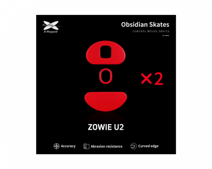 X-raypad Obsidian Mouse für Skates für Zowie U2