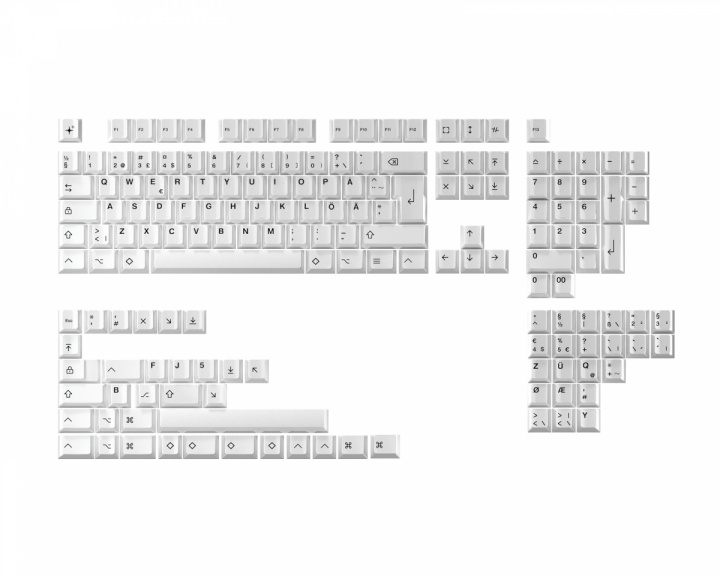MaxCustom MxG x Milkyway Keycaps - BoW (ISO German)