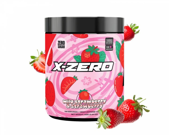X-Gamer X-Zero Wild Strawberry & Strawberry - 100 Portionen
