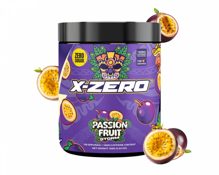 X-Gamer X-Zero Passion Fruit Storm - 100 Portionen