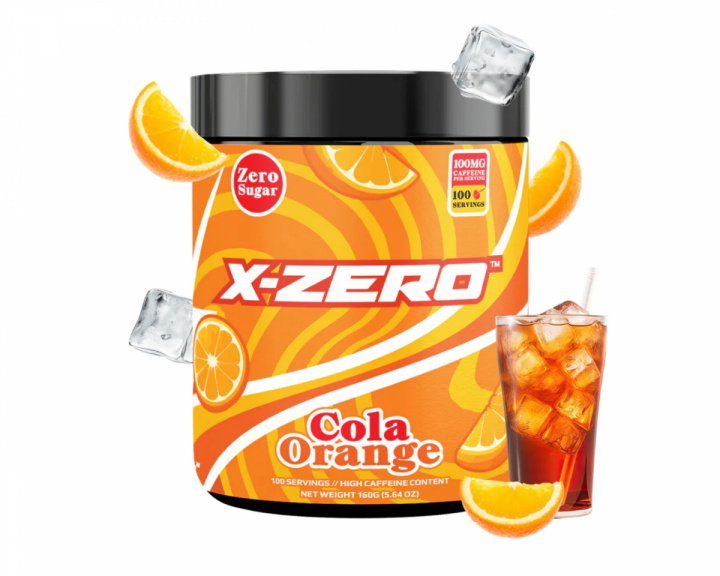 X-Gamer X-Zero Cola Orange - 100 Portionen