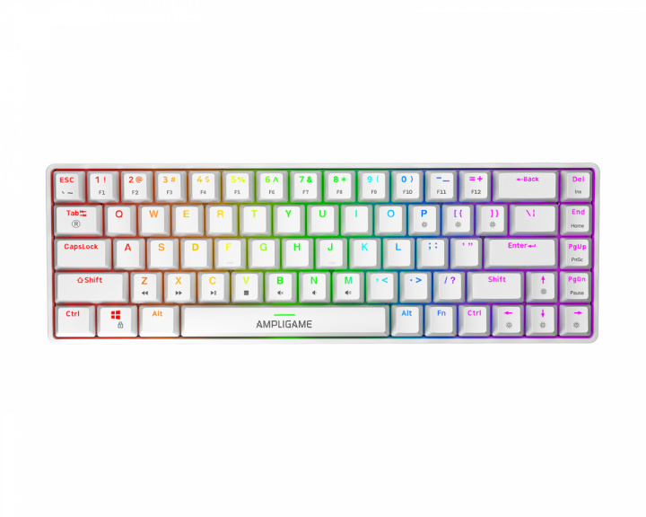 Fifine AmpliGame GK1W ANSI Gaming Tastatur - Weiß