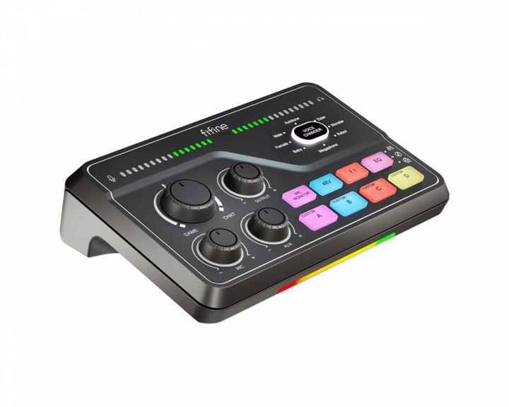  AmpliGame SC8 Audiomixer - Schwarz