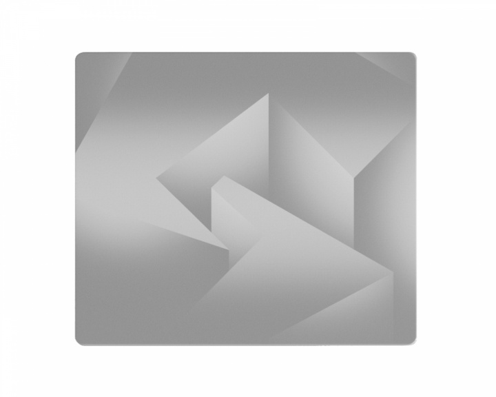 GLSSWRKS Polarity Series Glas Mauspad - XL - Weiß