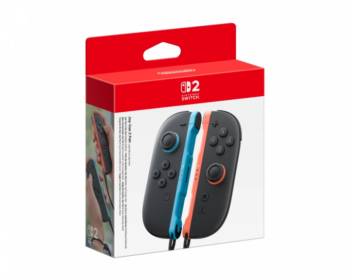 Nintendo Joy-Con 2 Kontrollpaar - Hellblau / Hellrot