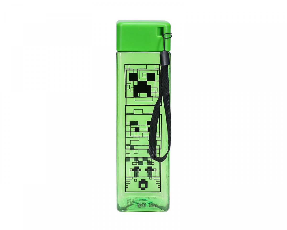 Minecraft Trinkflasche Für Kinder – 620 Ml, BPA-frei Aus Tritan, Mit Druckknopf-Ausgießer