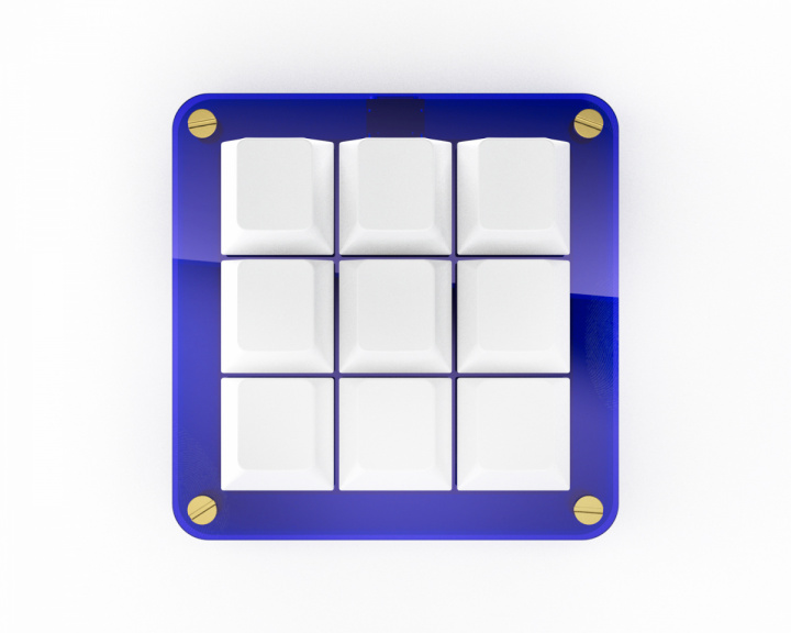 MaxCustom 9-Key MacroPad - Blau