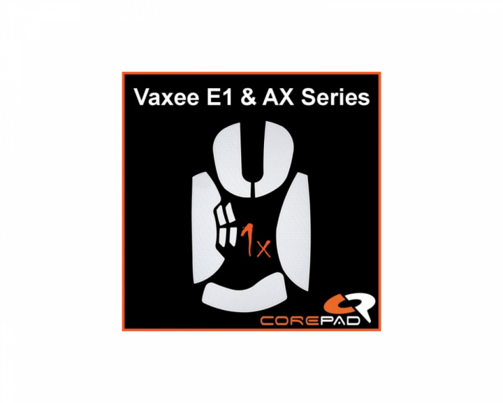 Corepad Soft Grips für Vaxee E1 & AX Series - Weiß
