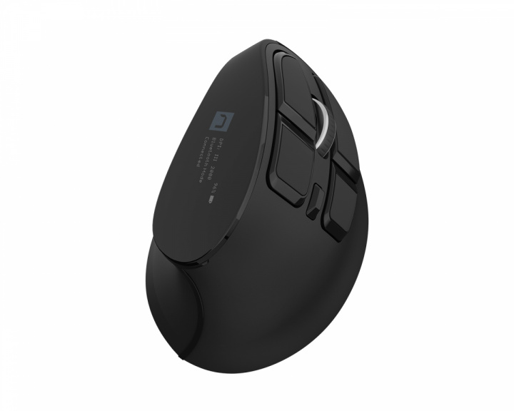Natec Euphonie Pro Kabellose Vertikale Maus - Schwarz