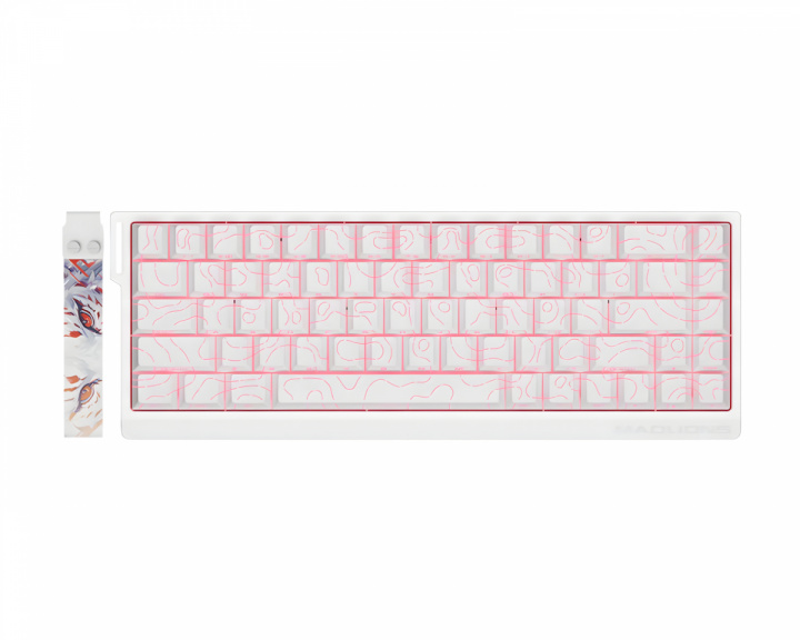  MAD60 Flagship HE ANSI Tastatur [Magnetic Amber PRO] - Weiß