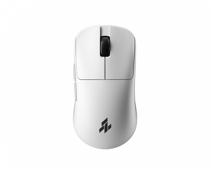 SyLical Gear HELIX 8K Kabellose Gaming-Maus - Weiß [Black Scroll-Wheel]
