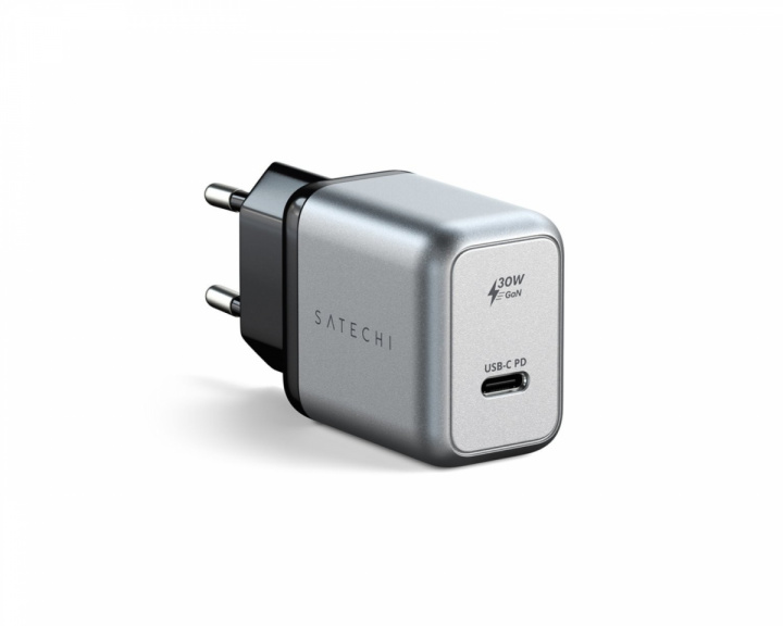 Satechi 30W USB-C PD GaN Wandladegerät - Raumgrau