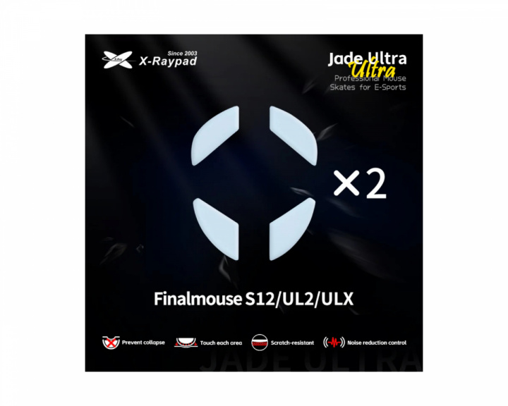 X-raypad Jade Ultra Skates für Final Mouse S12/UL2/ULX