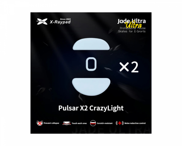 X-raypad Jade Ultra Skates für Pulsar CrazyLight