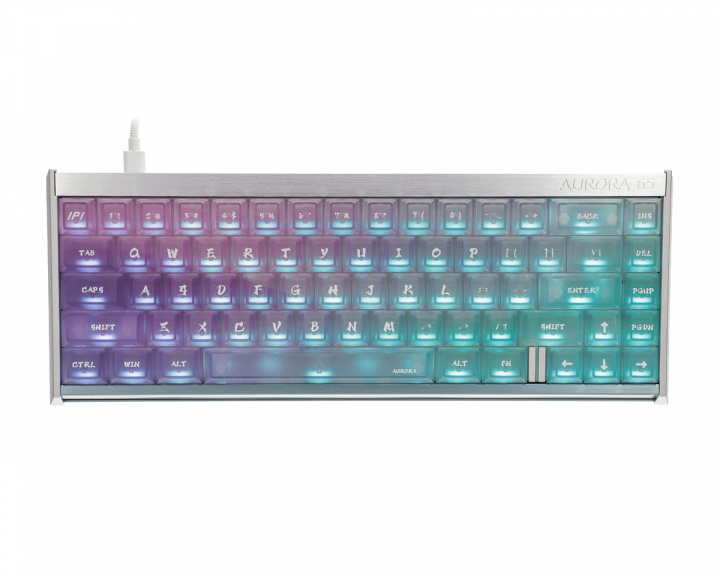  Aurora 65 HE Tastatur - Silber/Blau