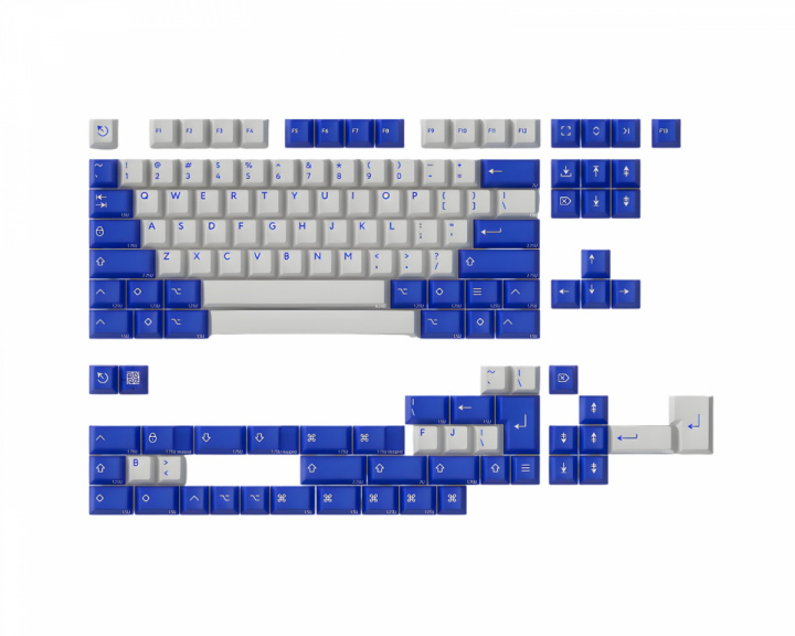 KBDfans PBTfans Klein Blue R3 - Basiskit