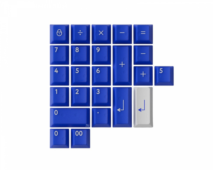 KBDfans PBTfans Klein Blue R3 - Numpad-Bausatz