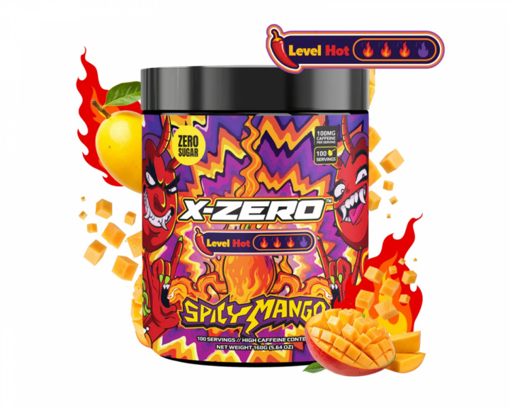 X-Gamer X-Zero Spicy Mango - 100 Portionen
