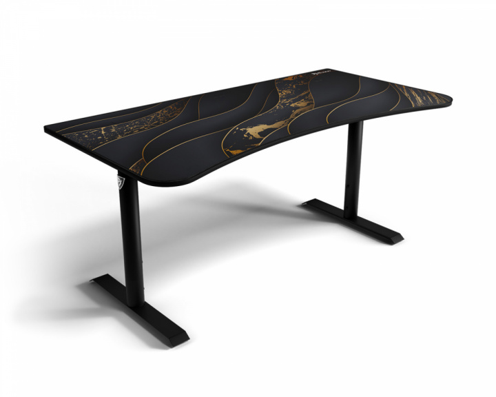 Arozzi Arena Gaming Schreibtisch - Large - Schwarz Gold