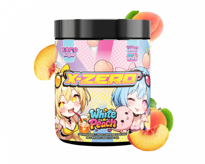 X-Gamer X-Zero White Peach - 100 Portionen