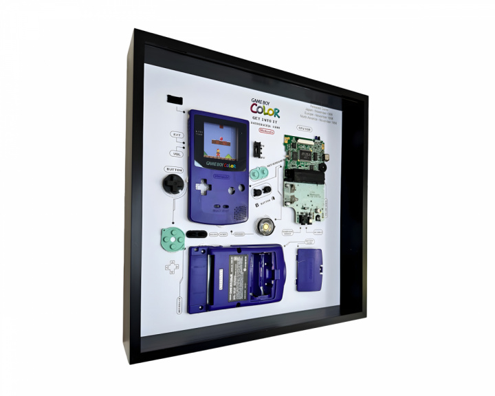 GRC Retro Art Nintendo Gameboy Color Konsole Display - Lila