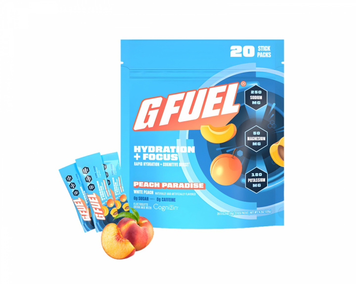  Peach Paradise Hydration + Focus Pack - 20 Portionen