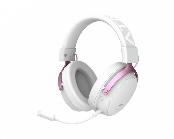 ATK N9 Ultra Kabelloses Gaming-Headset - Weiß Rosa