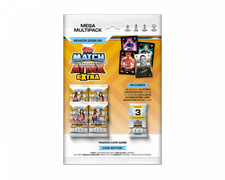 Topps Match Attax Champions League 25/26 Mega Extra Multipack - Fußballkarten