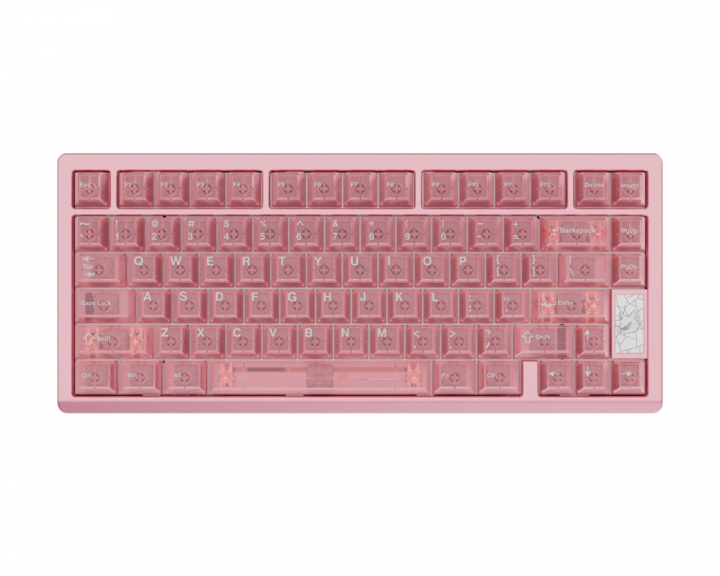  Slice75 HE Gaming Tastatur ANSI - Rosa