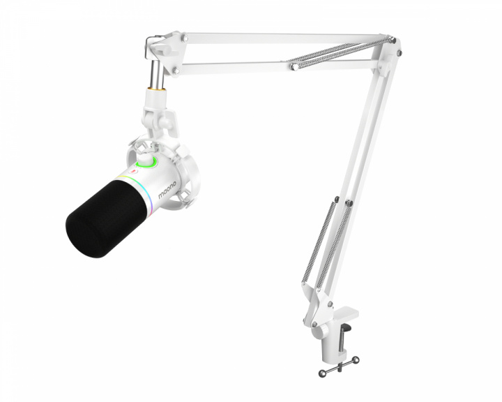  PD200XS - USB/XLR Dynamisches Mikrofon mit Mikrofonarm - Weiß