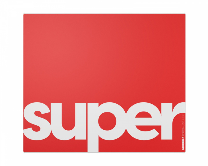 Superglide Glasmatte v3 XL - Type-S - Rot