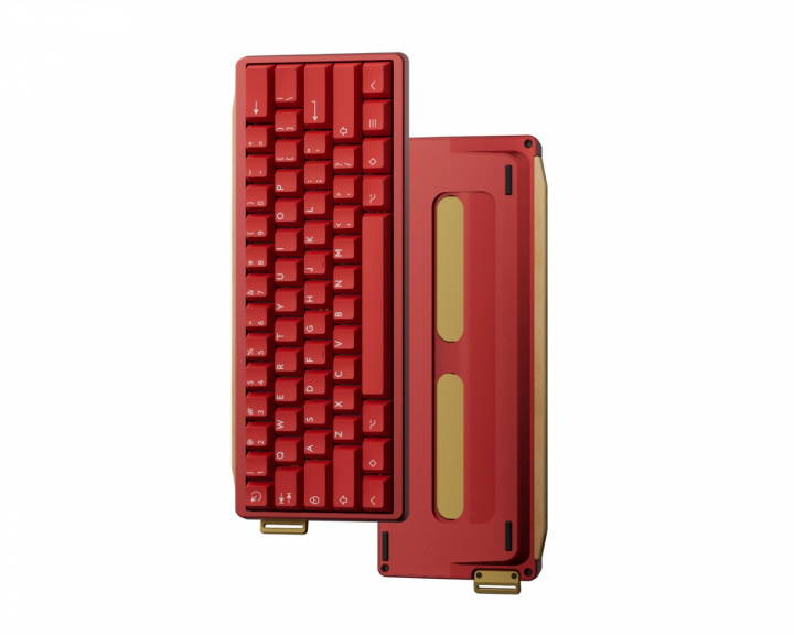  GT-60 - Anodized Red with Maple Strip