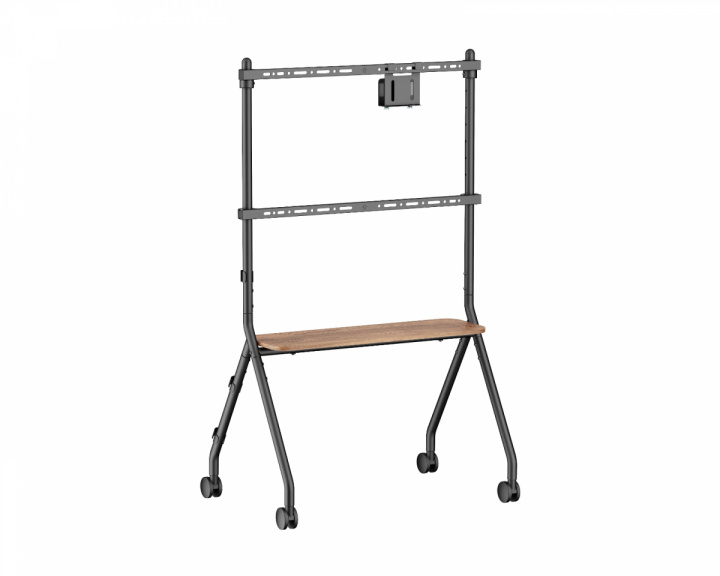  Easel Studio Mobiler TV-Ständer mit Rollen – Schwarz