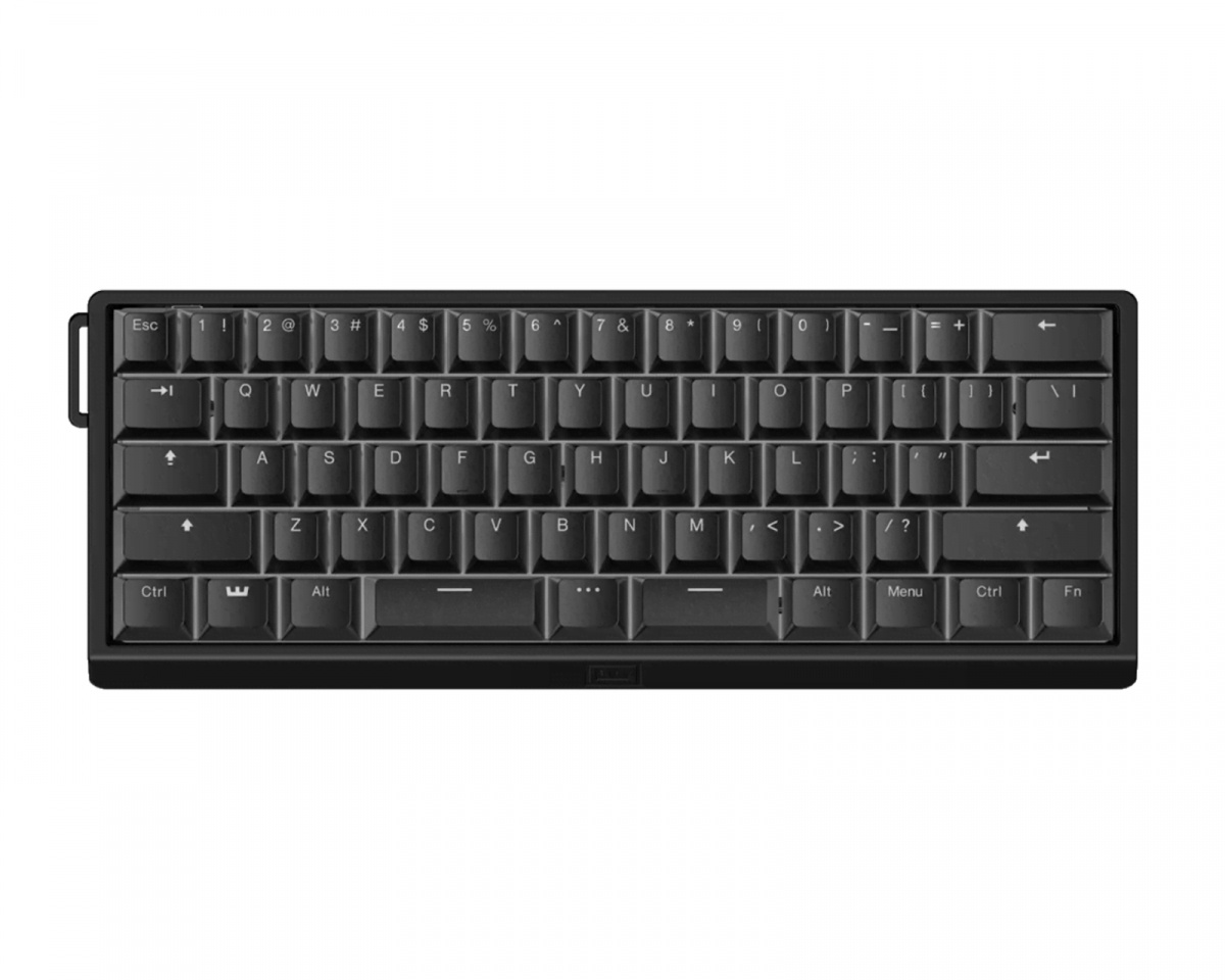 Wooting 60he v2 モジュール 分割スペースモデル Wooting 60HE V2 Tastatur - ANSI Split Spacebar - Black Aluminium
