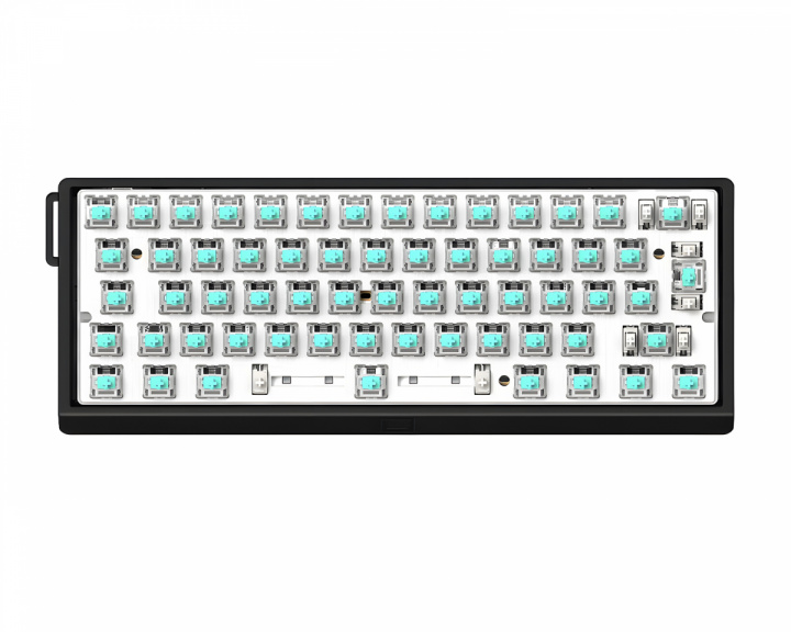  60HE V2 Tastatur - ISO Non Split Spacebar - Black Aluminum