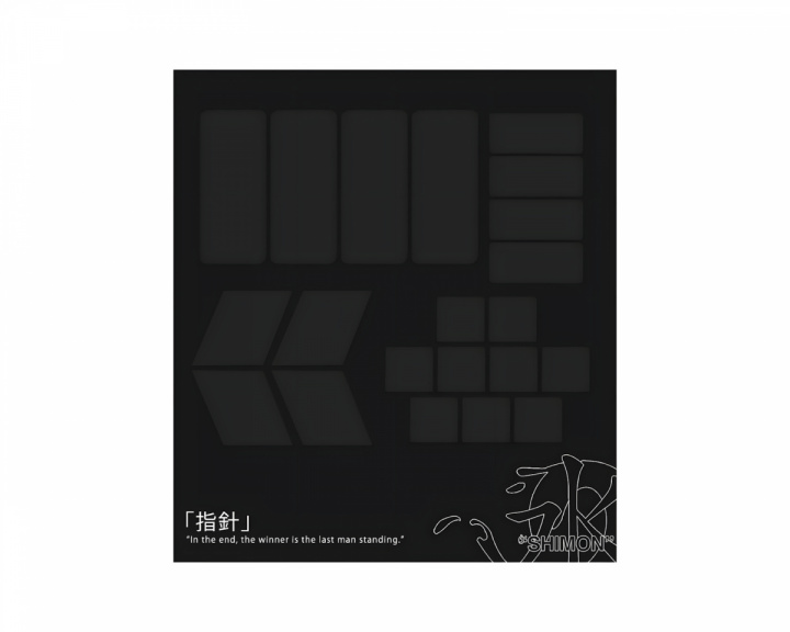  Shimon Grips - DIY Vorabgeschnitten - Schwarz