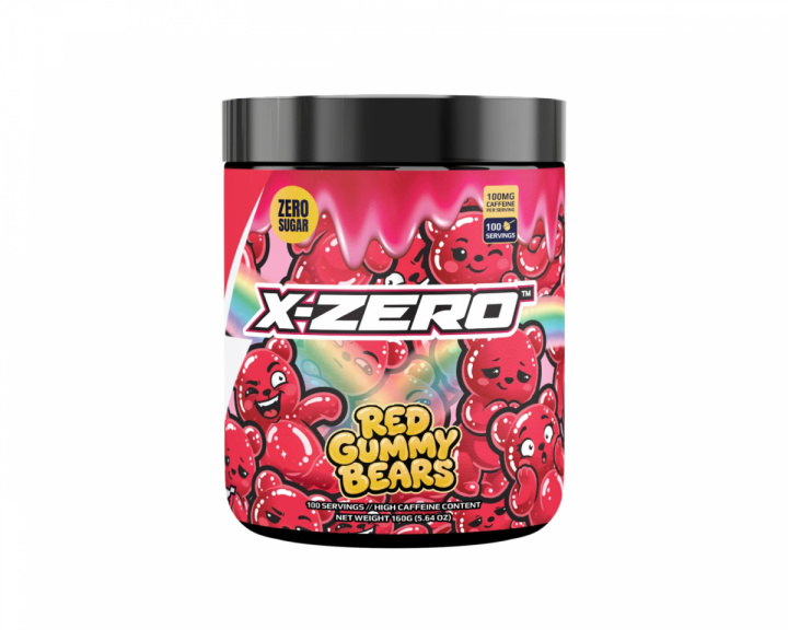  X-Zero Red Gummy Bears - 100 Portionen