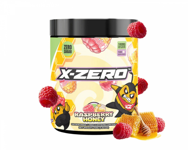 X-Gamer X-Zero Raspberry Honey - 100 Portionen