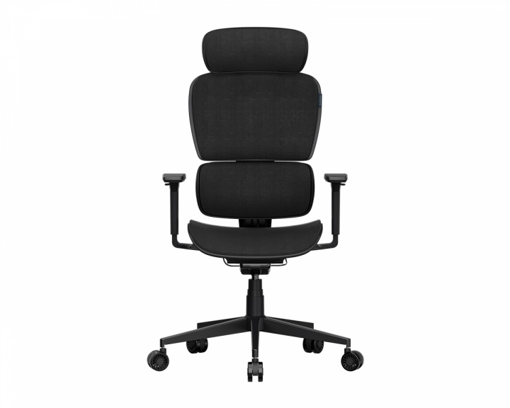  SpineX Pro Ergonomischer Bürostuhl aus Stoff - Schwarz